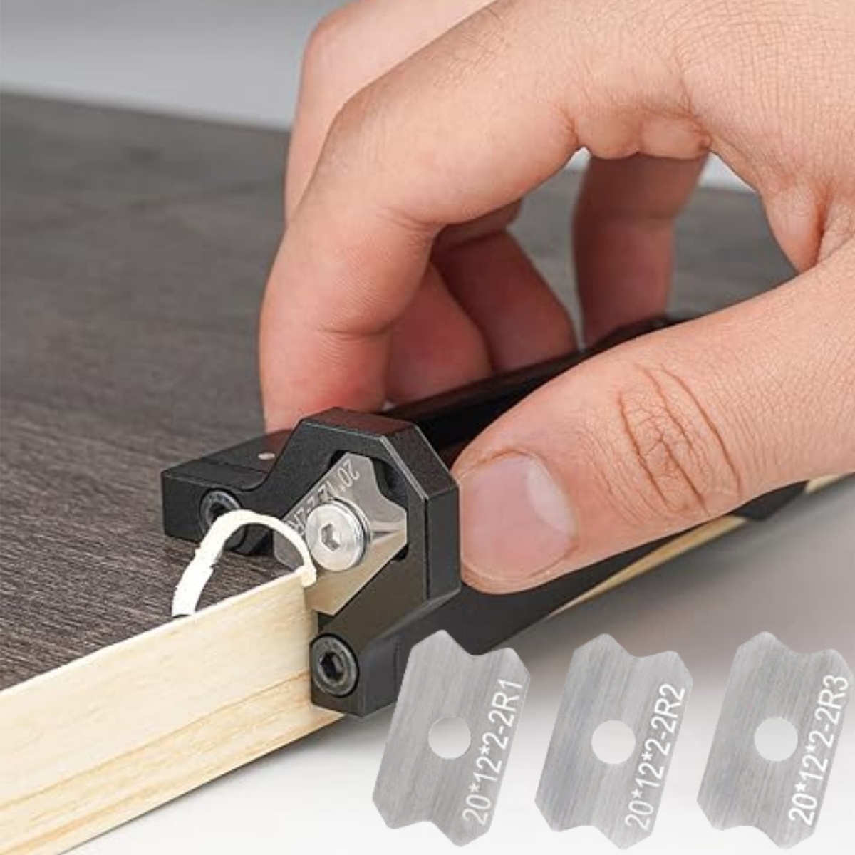 Woodworking Edge Trimmer - Ferramenta Manual para Acabamento de Bordas