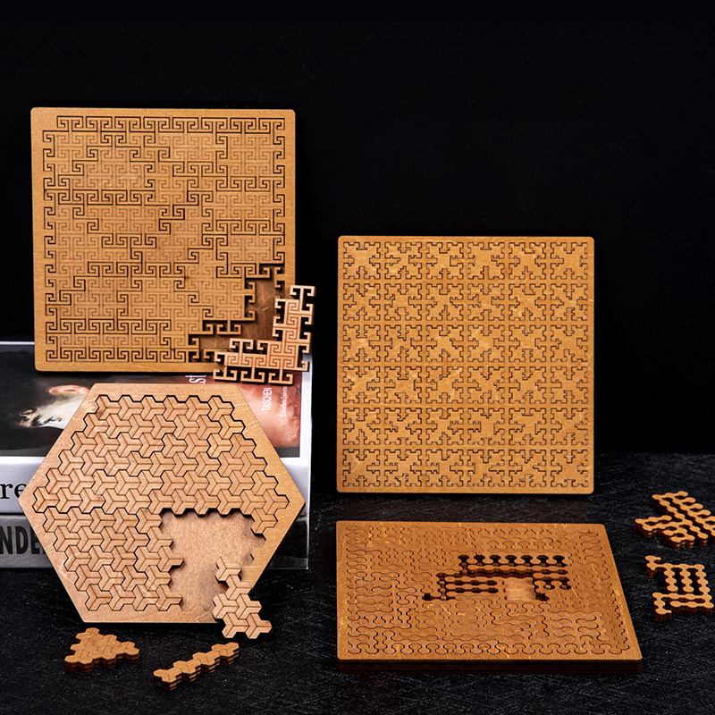 Woodworking Jigsaw - Quebra-cabeça de madeira impossível iq quebra-cabeças