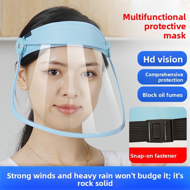 Woodworking Face Shield - Protetor facial ajustável com faixa de