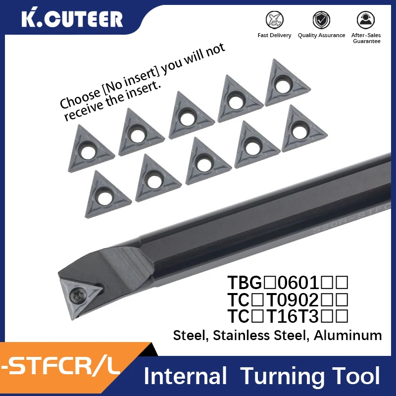 Parting Tool Lathe - S16Q-STFCR16 S20R-STFCR16 S25S-STFCR16 S32T-STFCR16 Suporte de