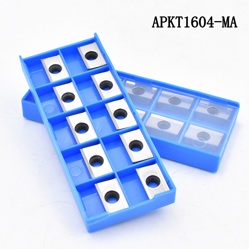 10 PÇS/LOTE APKT1604 MA R0.2 R - Parting Tool Lathe avaliação e preço