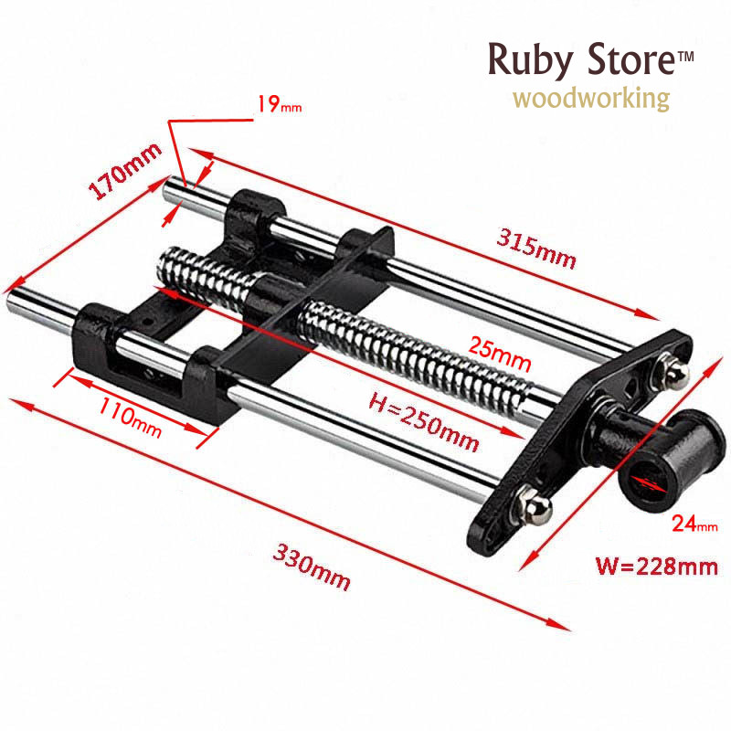 Torno frontal para carpintaria - Woodworking Bench Vise avaliação e preço