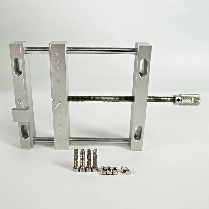 Nova Morsa Paralela CNC LY QGG - Woodworking Bench Vise avaliação e preço