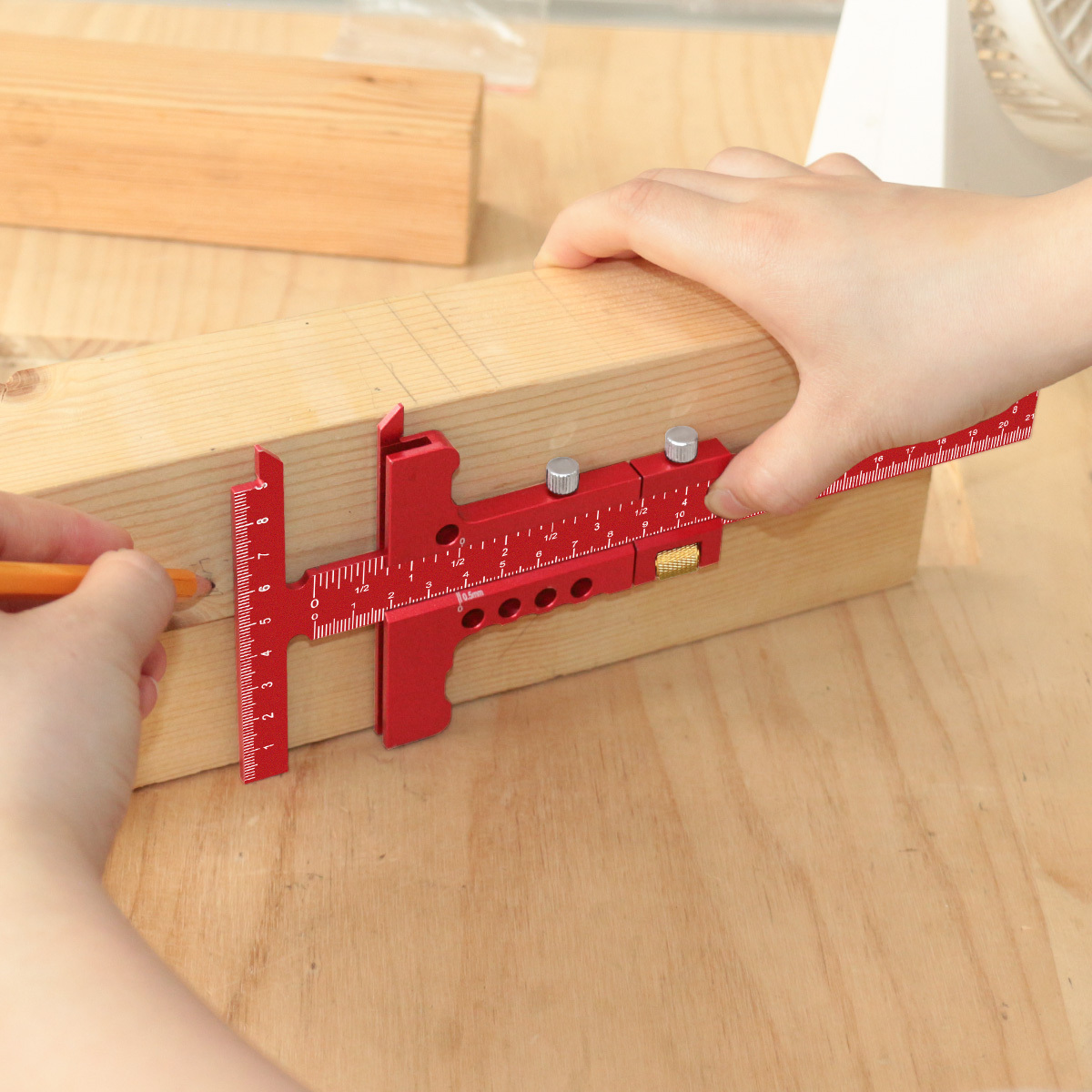 Régua de Marcação Deslizante e - Woodworking Marking Gauge avaliação e preço