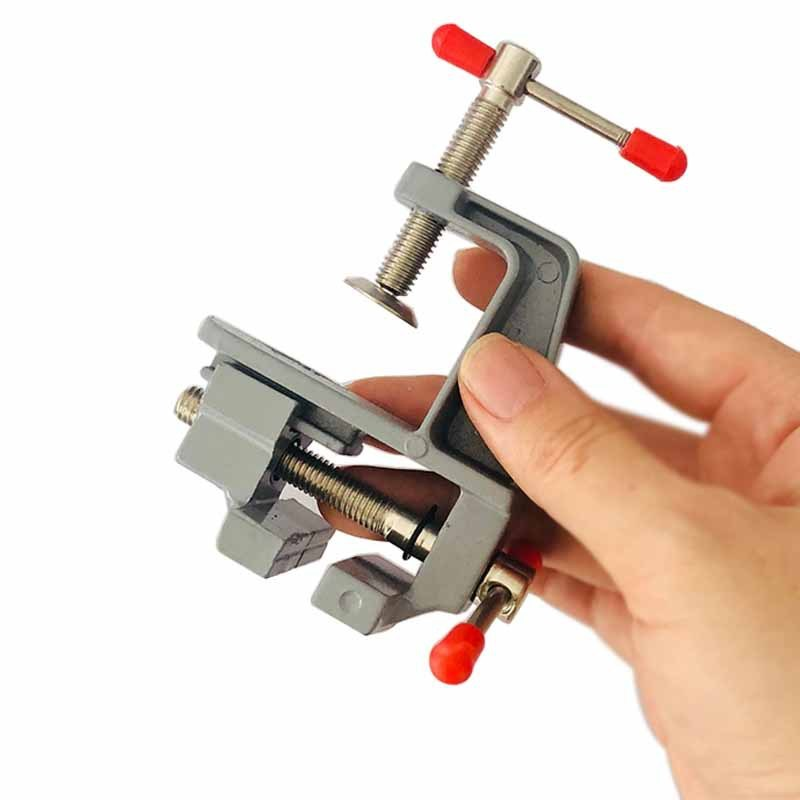 Mini braçadeira de mesa de alu - Woodworking Bench Vise avaliação e preço