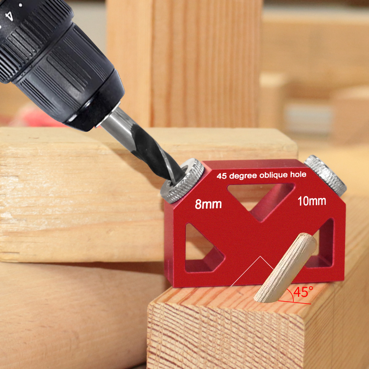 45 °   Localizador oblíquo do  - Woodworking Hacks avaliação e preço