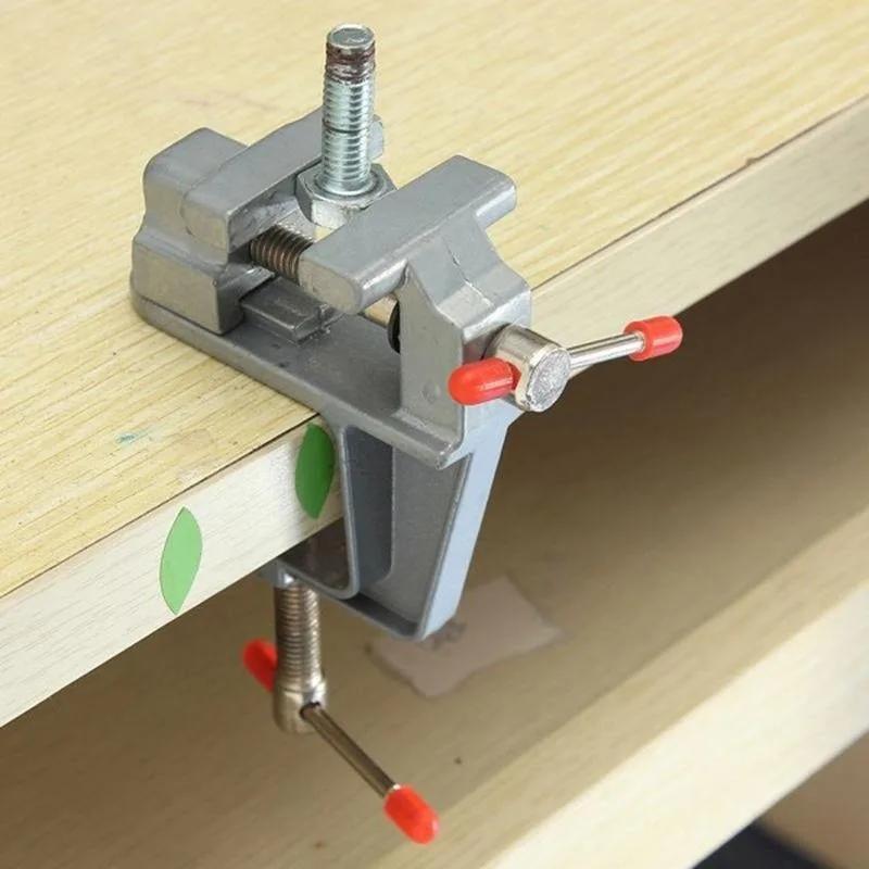 1pc mini torno de bancada com  - Woodworking Bench Vise avaliação e preço