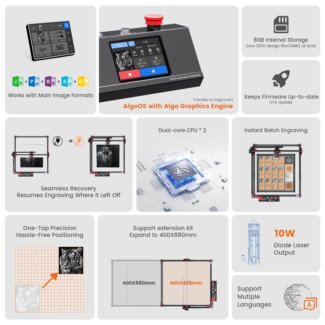 Algoos controle inteligente de - Woodworking Shop avaliação e preço