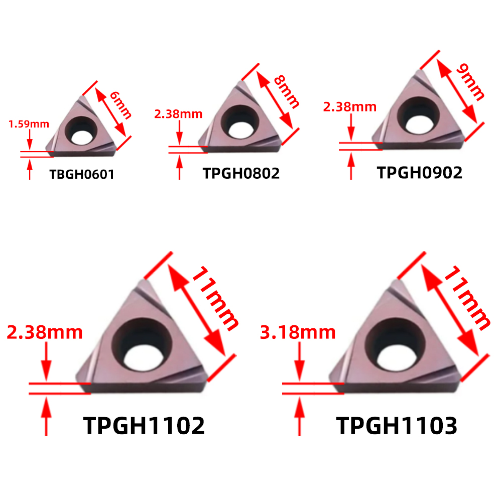 TPGH0602 TPGH0902 TCGT1102 TPG - Parting Tool Lathe avaliação e preço