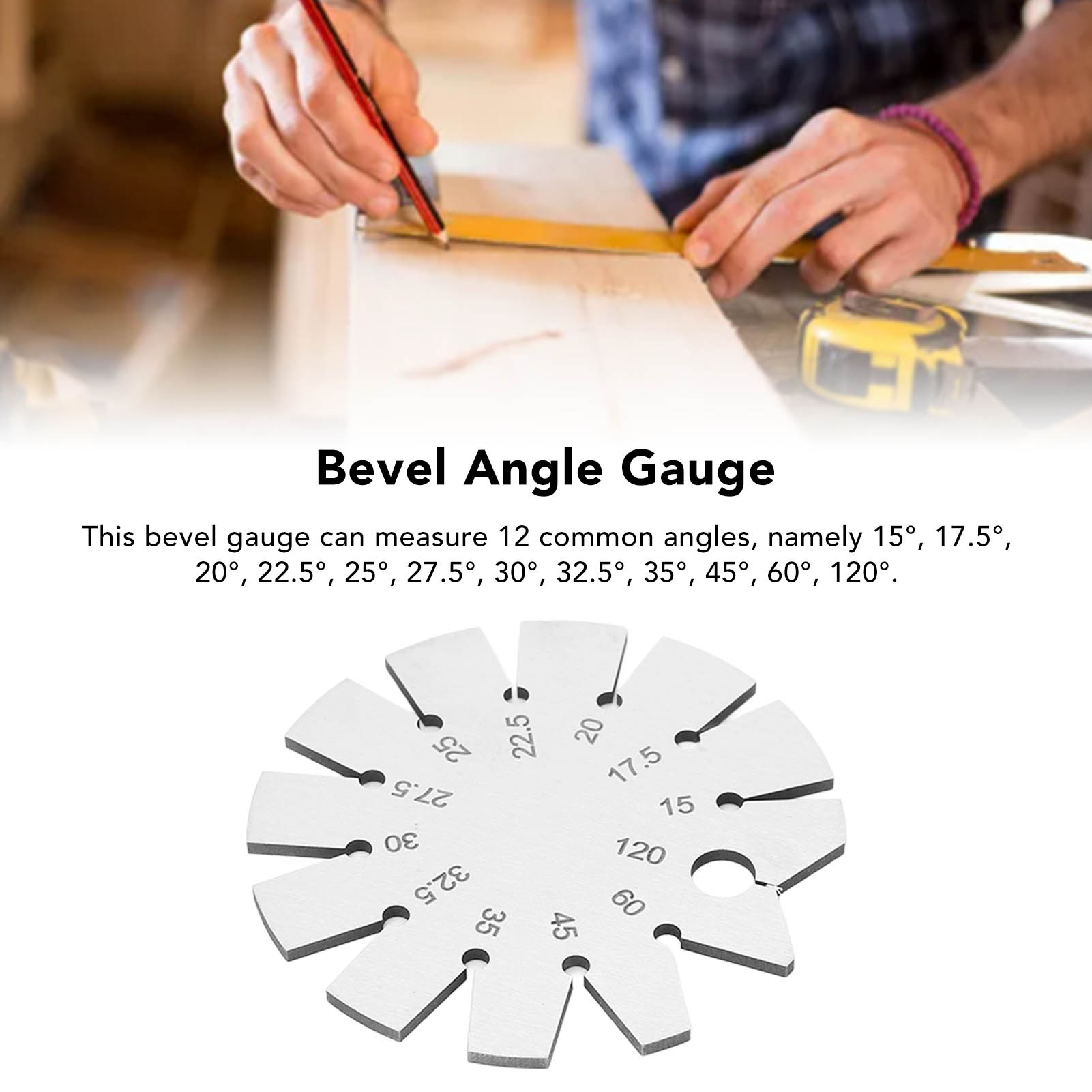 Transferidor de ângulo chanfra - Woodworking Hacks avaliação e preço